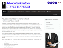 Tablet Screenshot of pieterdorhout.nl